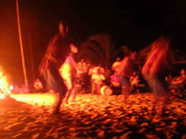 Ghana Adventure travel fire dance
