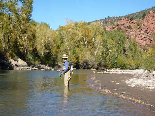 Fly fishing the Crystal River Colorado 