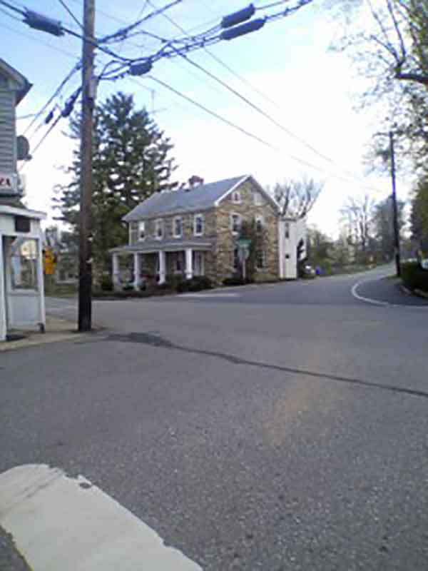 Pennsylvania small town cross roads