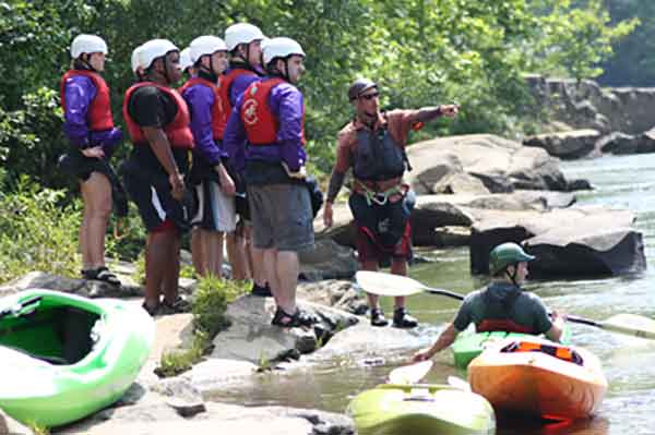 Ohiopyle kayak instruction wilderness voyageurs