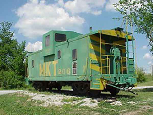 MKT Caboose on Katy Trail