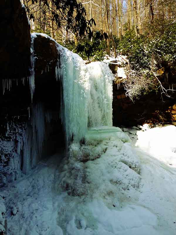 Frozen Cumber Falls