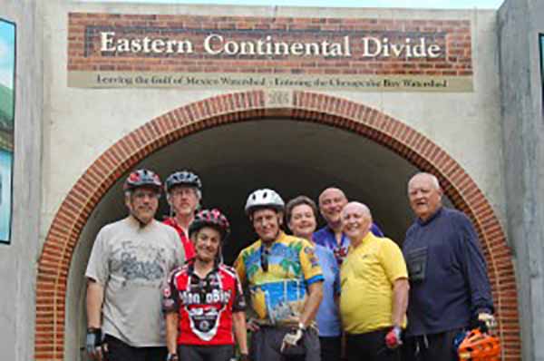 Great Allegheny Passage Continental divide