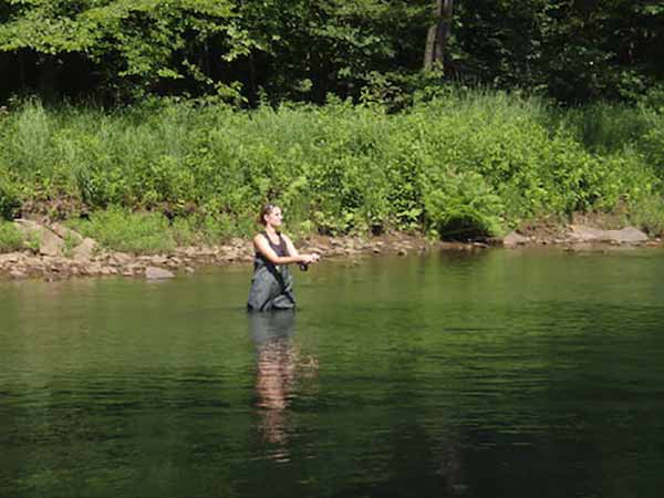 Fly fishing lessons Ohiopyle