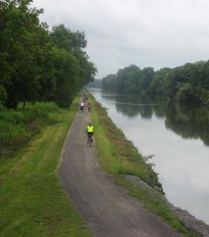 erie canal bike trip