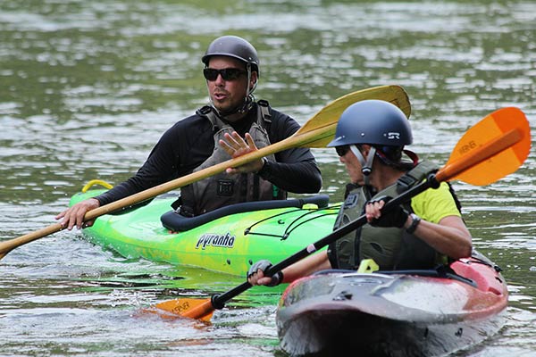Beginner Whitewater Kayak Instruction