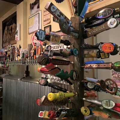 Falls City Pub tap tree
