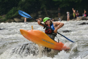 kayaking in ohiopyle on the lower yough
