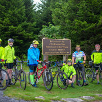 Starting the ride from West Virginia's highest point