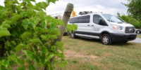 Support and Gear van at the vineyards
