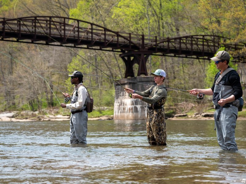 Three fly fishing guides.