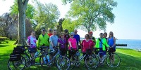 Group biking - Maryland's Chesapeake Bay Tour