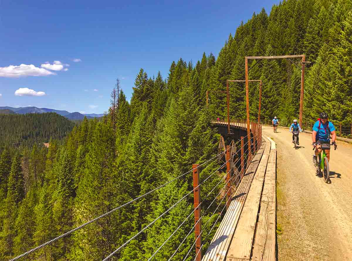 Idaho Coeur d Alene the Hiawatha Bike Tour - Wilderness Voyageurs