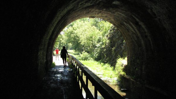 Bike Touring through the Paw Paw Tunnel on the 3 day Easy Rider Bike Tour with Wilderness Voyageurs