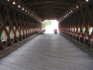 Inside of Sachs Covered Bridge, Gettysburg Tour