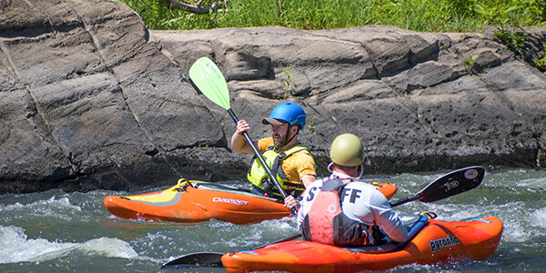 Beginner Whitewater Kayak Instruction