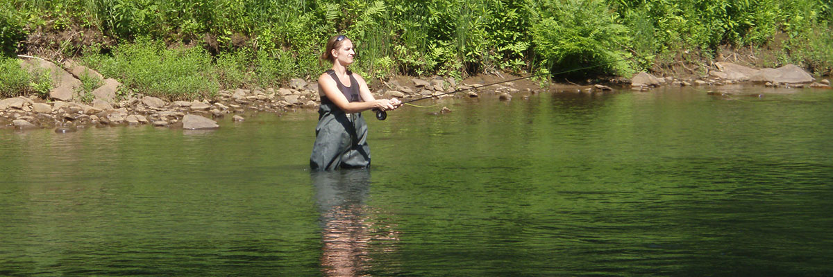 Ohiopyle Fly Fishing Women Instruction Youghiogheny River