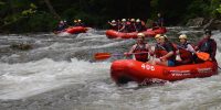Guided rafting on Savage River