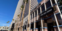 Closeup of the Leo Kent building in downtown Tucson Arizona