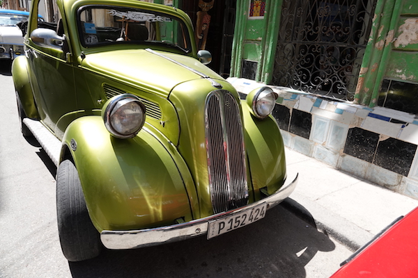cuban classic cars green