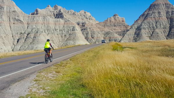 Bike Tourning the Badlands in South Dakota